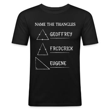 Math Jokes Mathmatician Teacher Math Mathematics - Men's Slim Fit T-Shirt - black - Front - Nik (191cm)