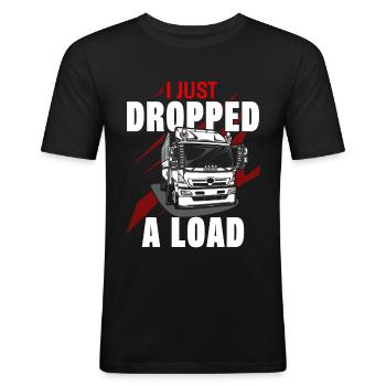 Trucker Truck Driver Truck Driver Brummi Gift - Men's Slim Fit T-Shirt - black - Front - Nik (191cm)