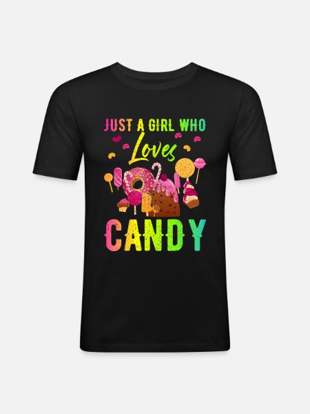Sweets - Men's Slim Fit T-Shirt - black
