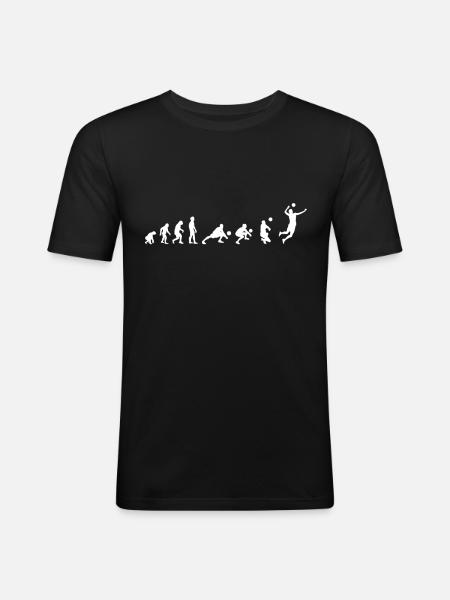 Volley-ball - T-shirt près du corps Homme - noir