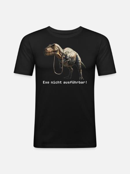 Cybersecurity IT-Sicherheit Computer Techniker - Männer Slim Fit T-Shirt - Schwarz