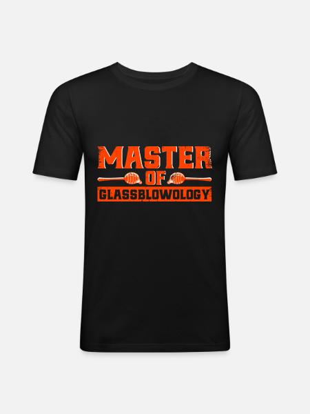 Glasarbeiter Glasblasen Glasbläser Geschenk - Männer Slim Fit T-Shirt - Schwarz