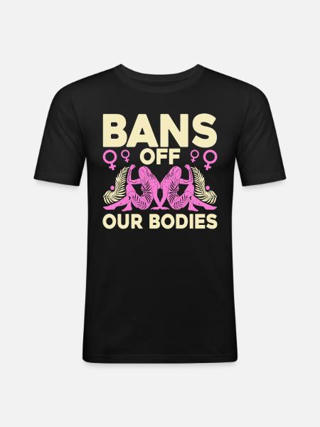 Gender equality Feminism Rec - Men's Slim Fit T-Shirt - black