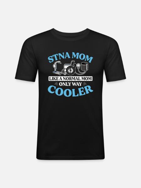 STNA Certified Nursing Assistant - Men's Slim Fit T-Shirt - black