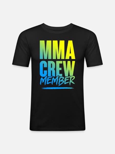 Mma Crew - Men's Slim Fit T-Shirt - black