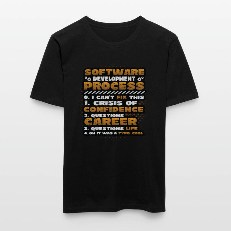 Software development process, programming Men's Slim Fit T-Shirt