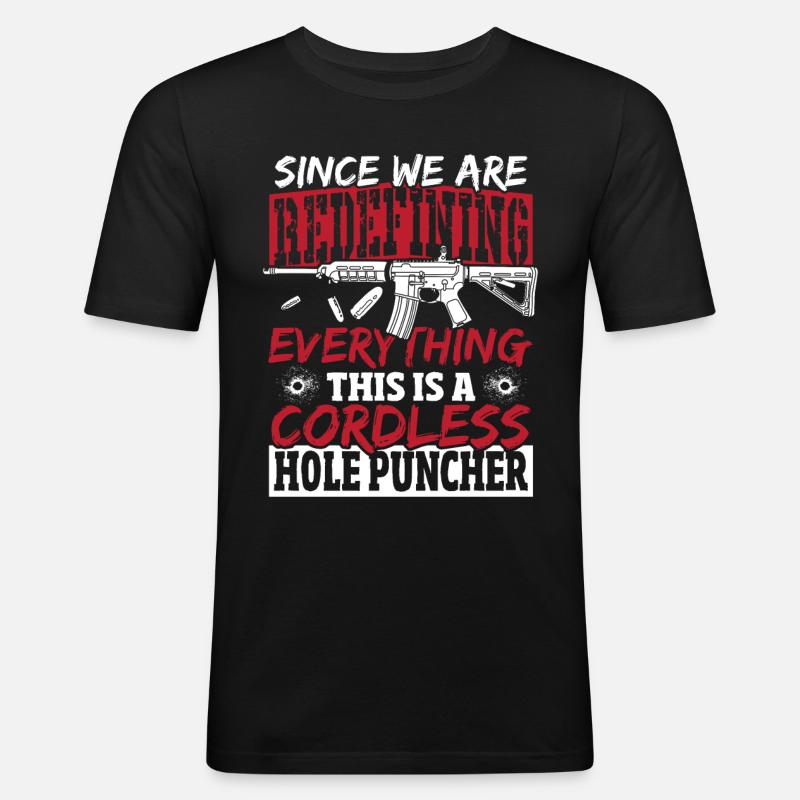 2nd Amendment Gun Rights - Men's Slim Fit T-Shirt - black