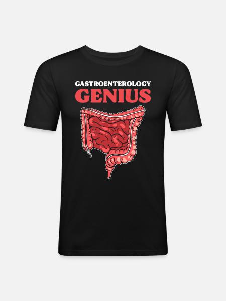 Gastroenterology Genius Gastroenterology - Men's Slim Fit T-Shirt - black