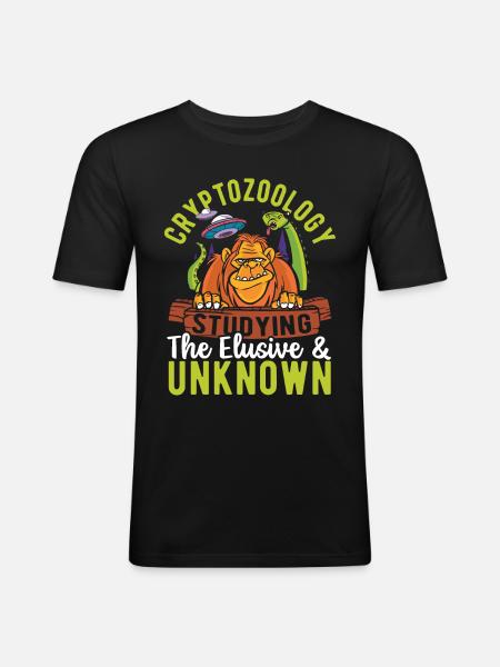 Pseudoscience cryptique et sous-culture - T-shirt près du corps Homme - noir
