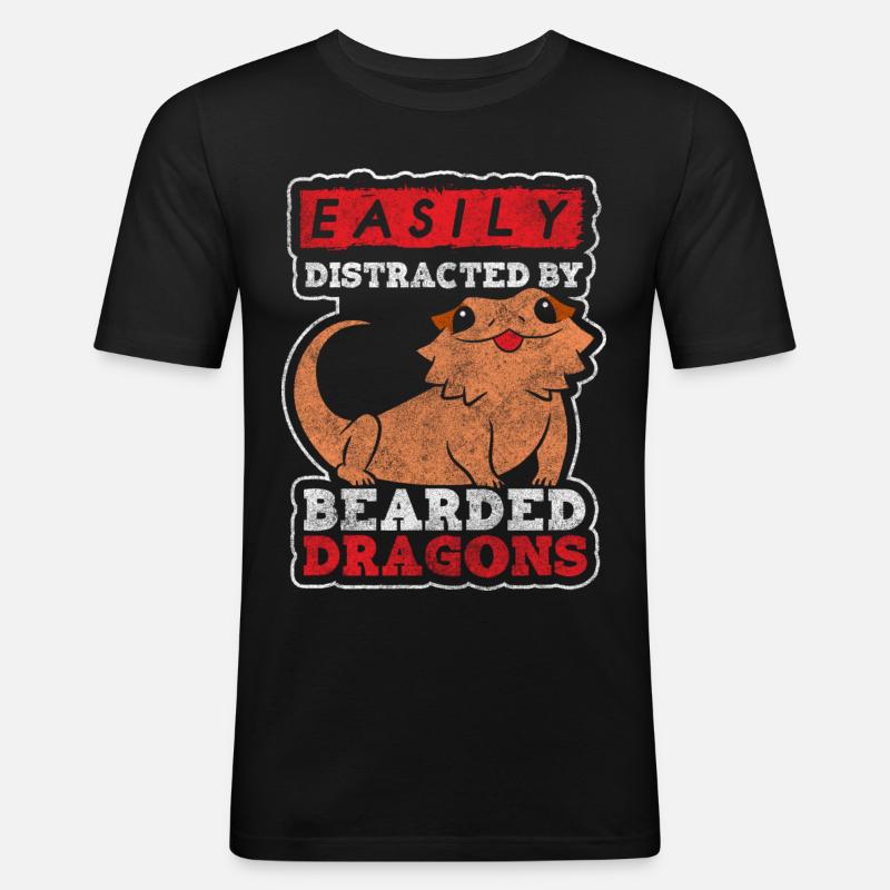Lizard Lizard Lizard Lizard - Men's Slim Fit T-Shirt - black