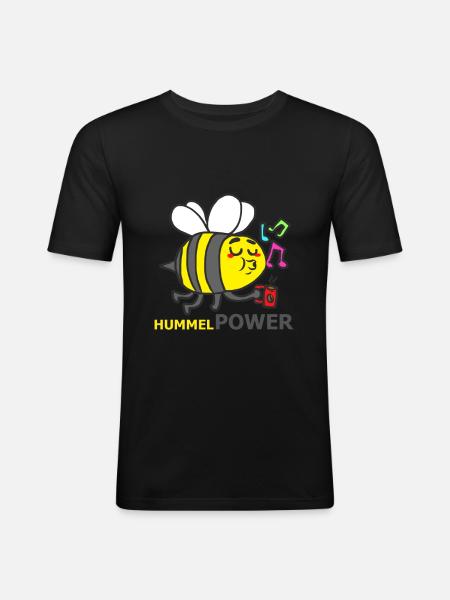 HUMMEL - Männer Slim Fit T-Shirt - Schwarz