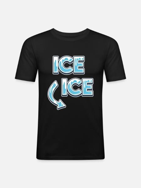 Pregnancy Announcement - Men's Slim Fit T-Shirt - black