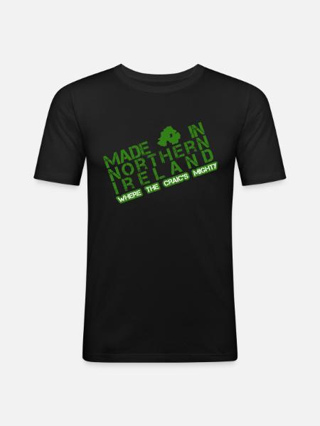 Made in Northern Ireland - Men's Slim Fit T-Shirt - black