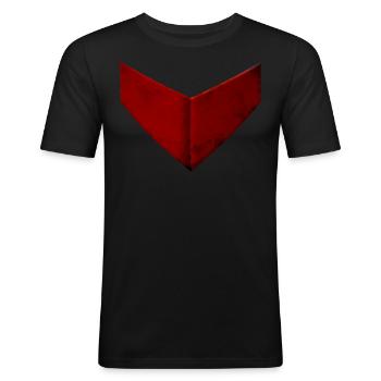 Rafter - Men's Slim Fit T-Shirt - black - Front - Nik (191cm)