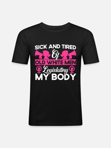 Gender equality Gender equality - Men's Slim Fit T-Shirt - black
