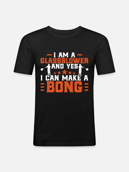 Glassblowing Glassblowing Glassblowing Gift - Men's Slim Fit T-Shirt - black