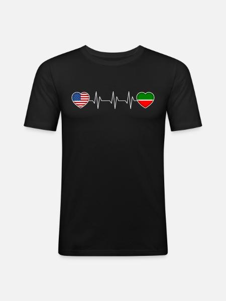 Tatarstan - T-shirt près du corps Homme - noir