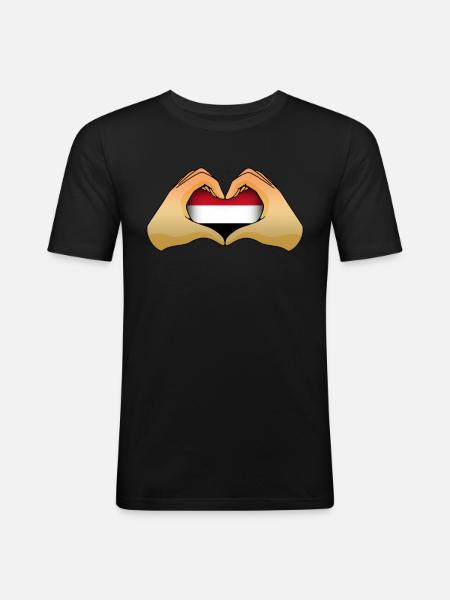 Yemen - Men's Slim Fit T-Shirt - black