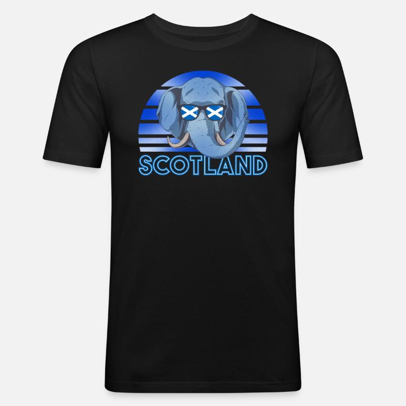 Scotland - Men's Slim Fit T-Shirt - black