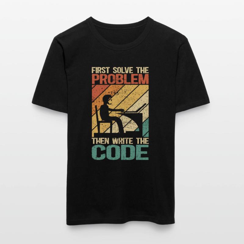 Software-Entwickler Programmierer programmieren Männer Slim Fit T-Shirt