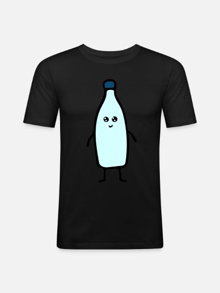 Bottle - Men's Slim Fit T-Shirt - black