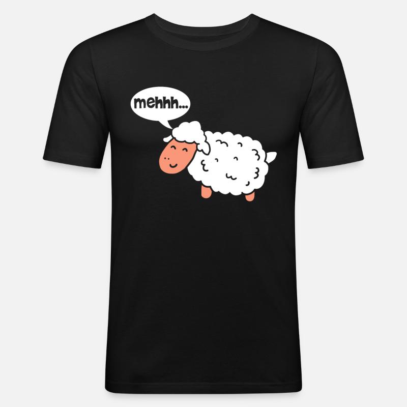 Sheep sheep sheep - Men's Slim Fit T-Shirt - black