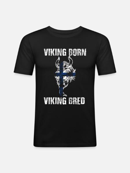Viking Norway - Men's Slim Fit T-Shirt - black
