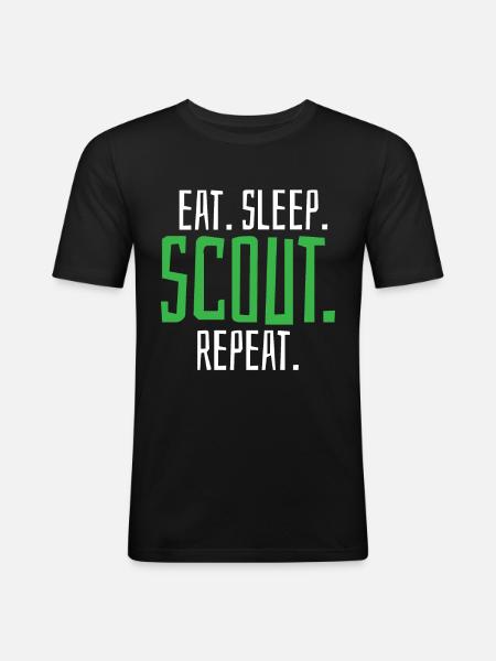 Scout Scouting - Men's Slim Fit T-Shirt - black