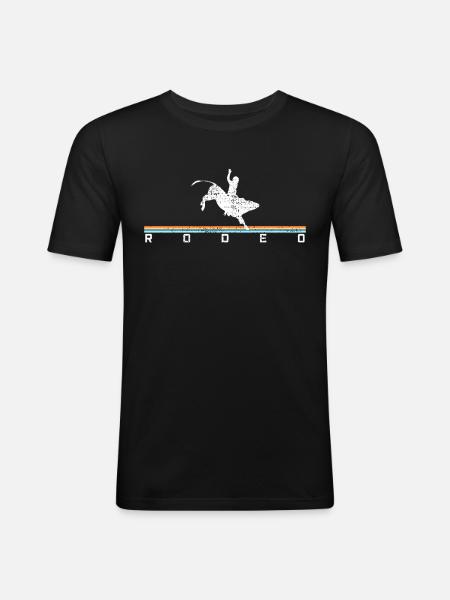 Rodeo - Men's Slim Fit T-Shirt - black