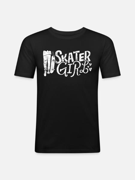 Skateboard Skateboard - Men's Slim Fit T-Shirt - black