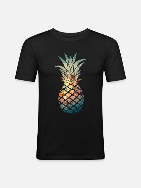 Beach Buzzer - Männer Slim Fit T-Shirt - Schwarz