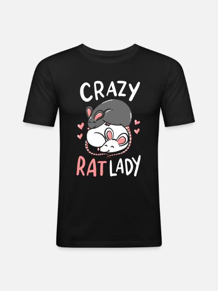 Ratten - Men's Slim Fit T-Shirt - black