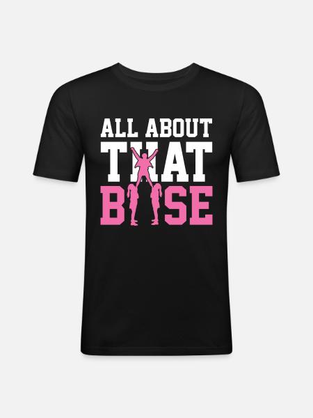 Cheerleading - Männer Slim Fit T-Shirt - Schwarz