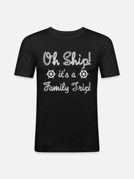 cruise - Men's Slim Fit T-Shirt - black