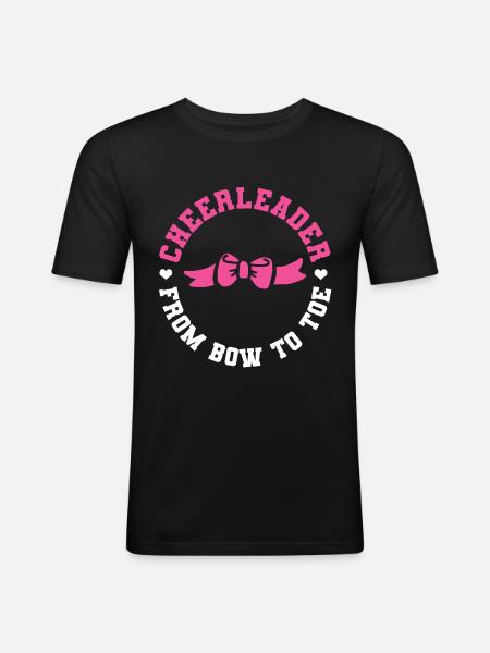 Cheerleading - Men's Slim Fit T-Shirt - black
