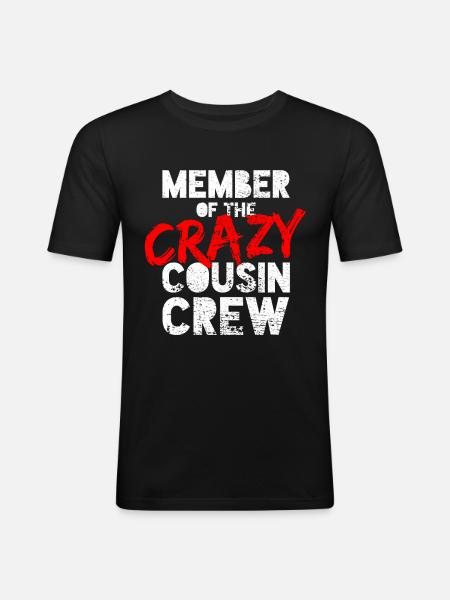 cousin - T-shirt près du corps Homme - noir