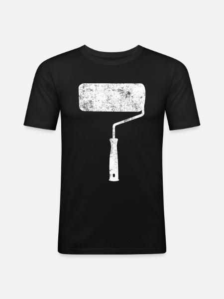 Painting painter - Men's Slim Fit T-Shirt - black