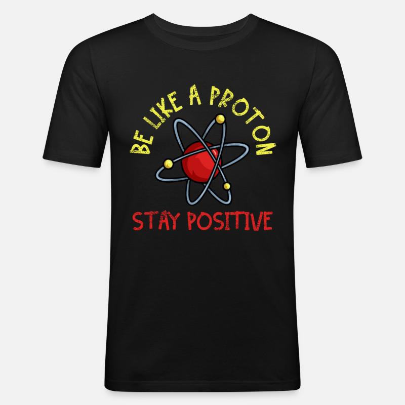 Science science - Men's Slim Fit T-Shirt - black