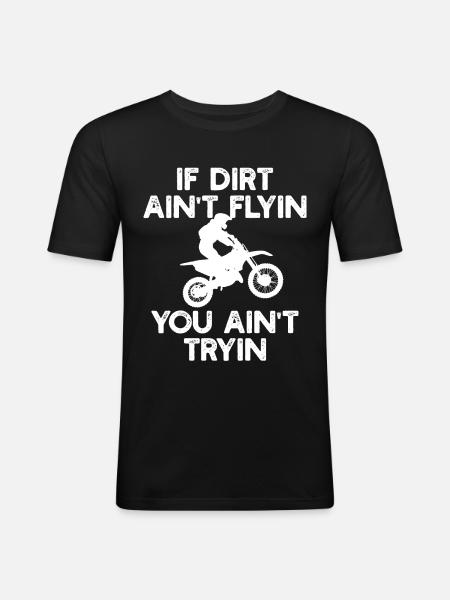Motocross - Men's Slim Fit T-Shirt - black