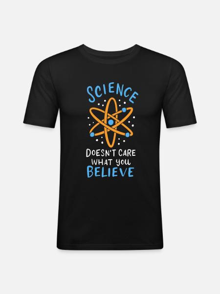 Science Science - Men's Slim Fit T-Shirt - black