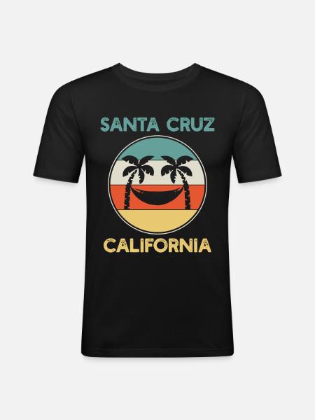 Santa Cruz - Men's Slim Fit T-Shirt - black