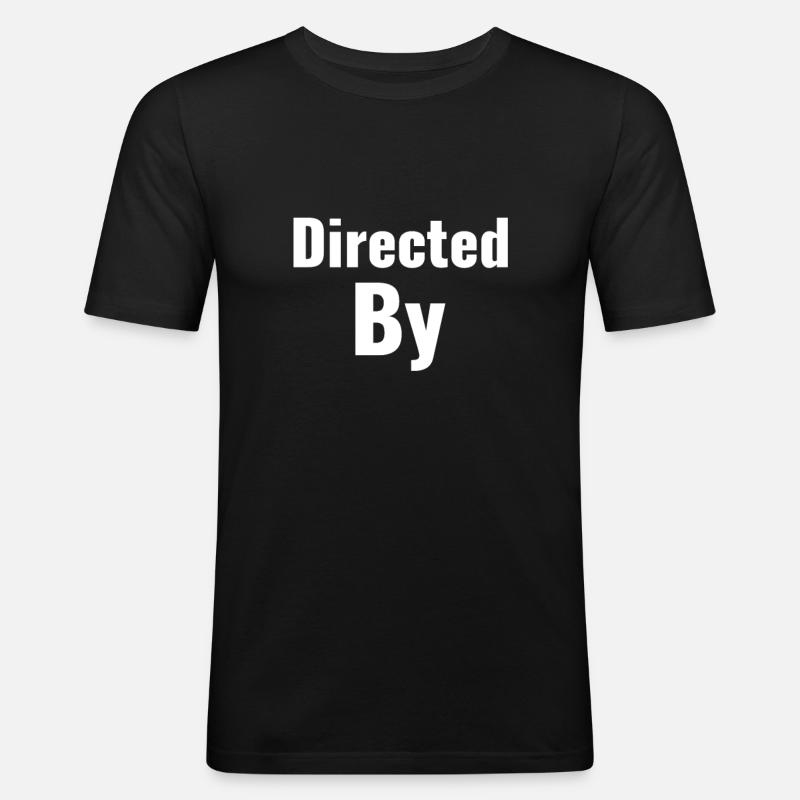 Directed by - Männer Slim Fit T-Shirt - Schwarz