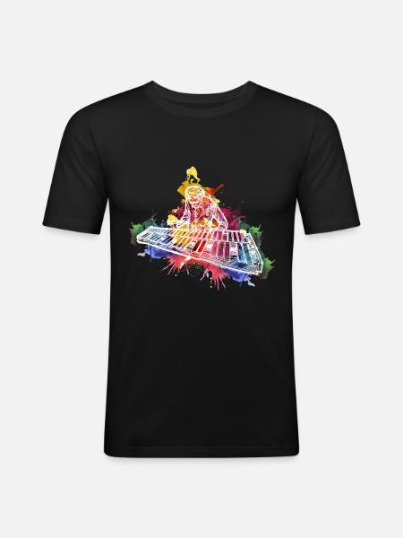 xylophone - Men's Slim Fit T-Shirt - black