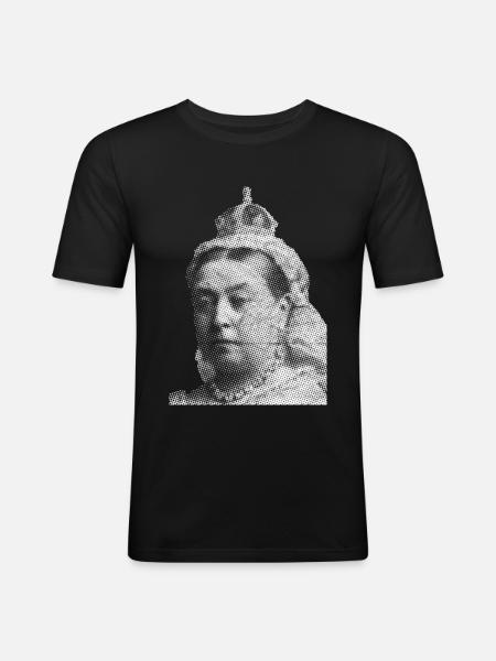 Queen Victoria - Men's Slim Fit T-Shirt - black