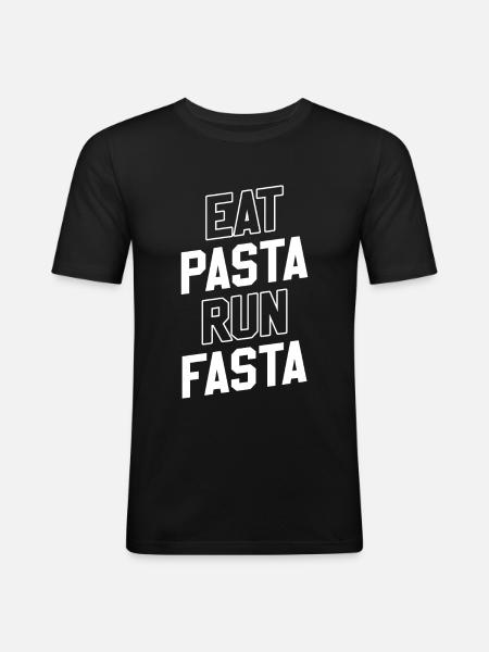 Pasta Pasta - Men's Slim Fit T-Shirt - black