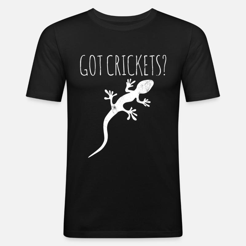 Lizard Gecko Owner - Men's Slim Fit T-Shirt - black