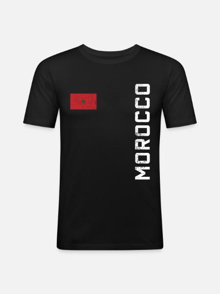 Morocco Morocco - Men's Slim Fit T-Shirt - black