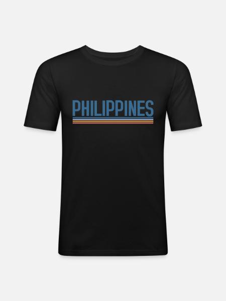 Philippines Philippines Philippines - Men's Slim Fit T-Shirt - black