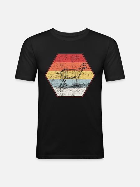 GOAT - T-shirt près du corps Homme - noir