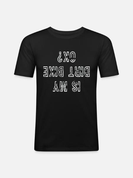 VTT VTT Descente - T-shirt près du corps Homme - noir